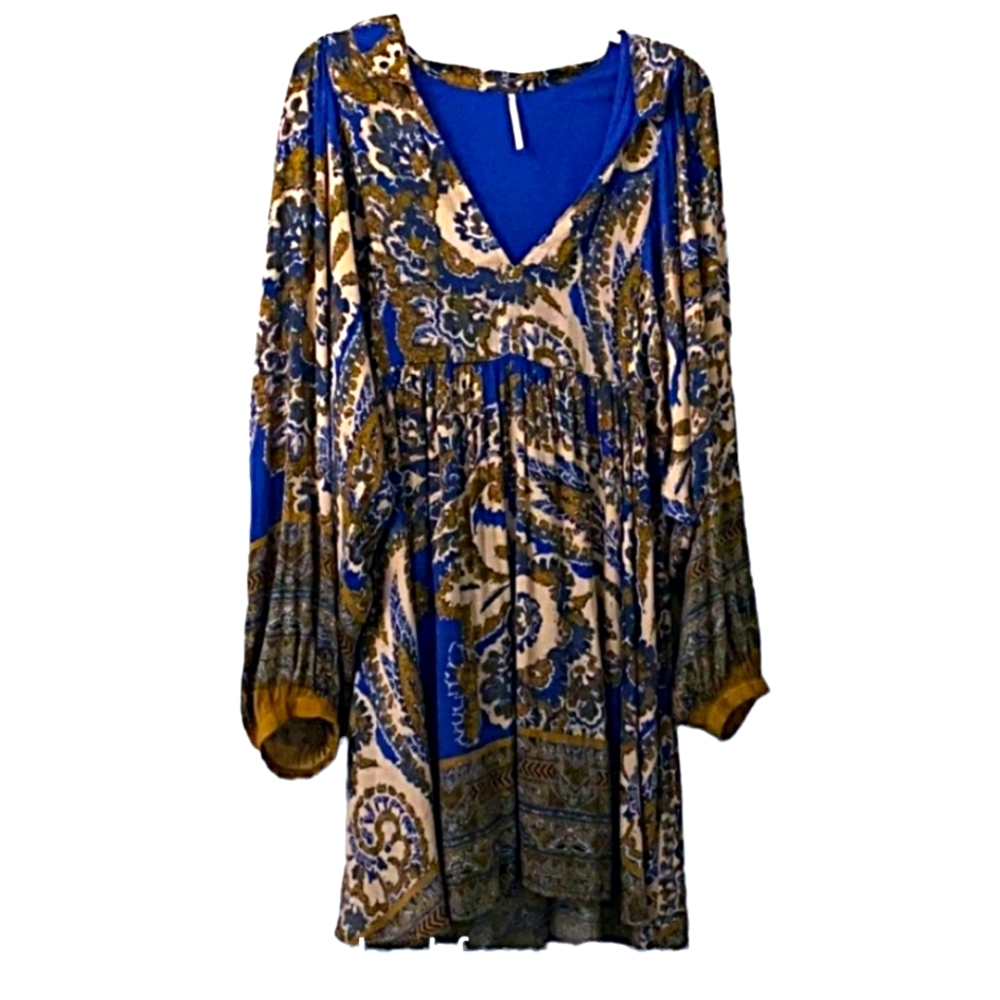Free people babydoll boho dress L